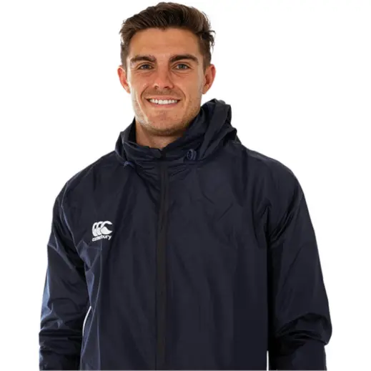 Canterbury Team Full Zip Rain Navy Close Up